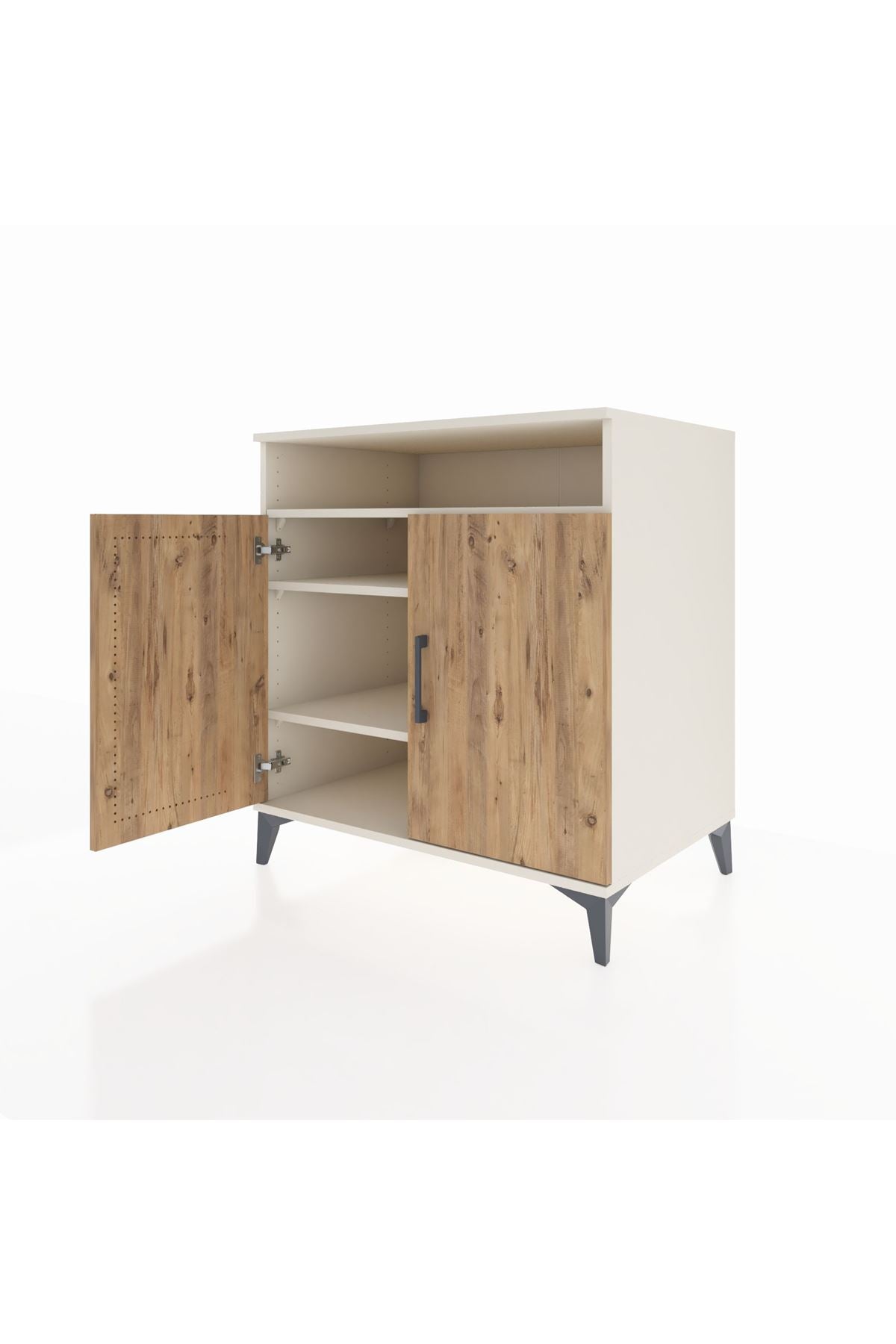 Kronos Şifonyer 3 Raflı 2 Kapaklı 88x59x96 - S70M068V3C