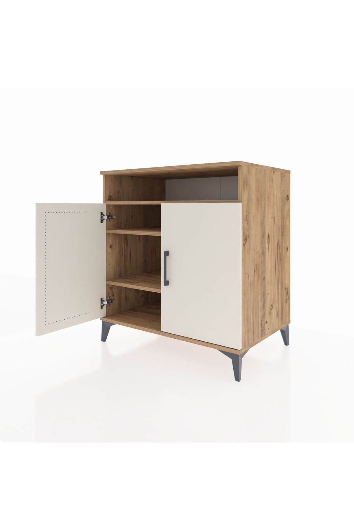 Kronos Şifonyer 3 Raflı 2 Kapaklı 88x59x96 - S70M068V7C