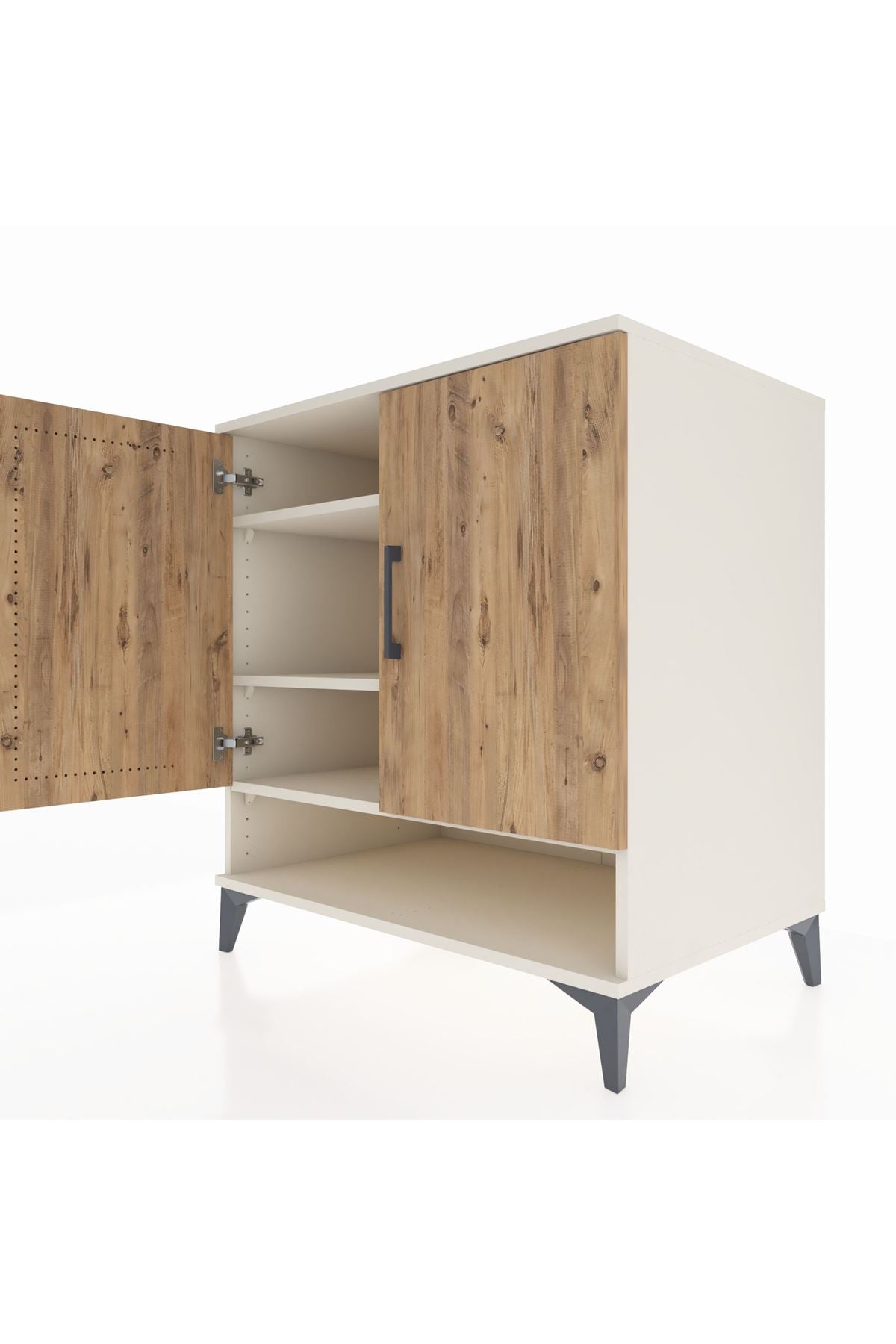 Kronos Şifonyer 3 Raflı 2 Kapaklı 88x59x96 - S70M069V3C