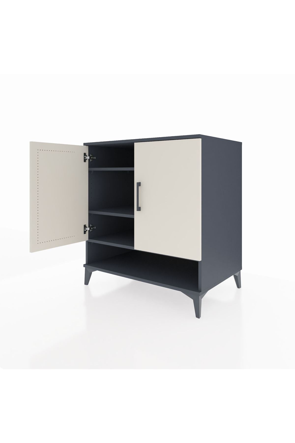 Kronos Şifonyer 3 Raflı 2 Kapaklı 88x59x96 - S70M069V4C