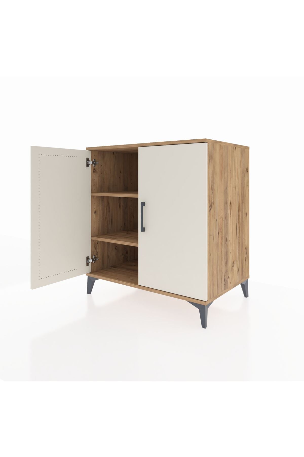 Kronos Şifonyer 2 Raflı 2 Kapaklı 88x59x96 - S70M070V7C