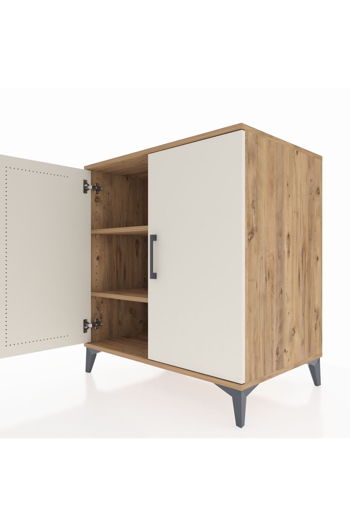Kronos Şifonyer 2 Raflı 2 Kapaklı 88x59x96 - S70M070V7C