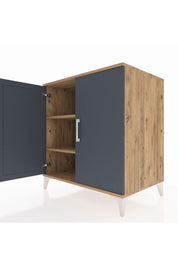 Kronos Şifonyer 2 Raflı 2 Kapaklı 88x59x96 - S70M070V8C