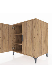 Kronos Şifonyer 2 Raflı 2 Kapaklı 88x59x96 - S70M070V9C
