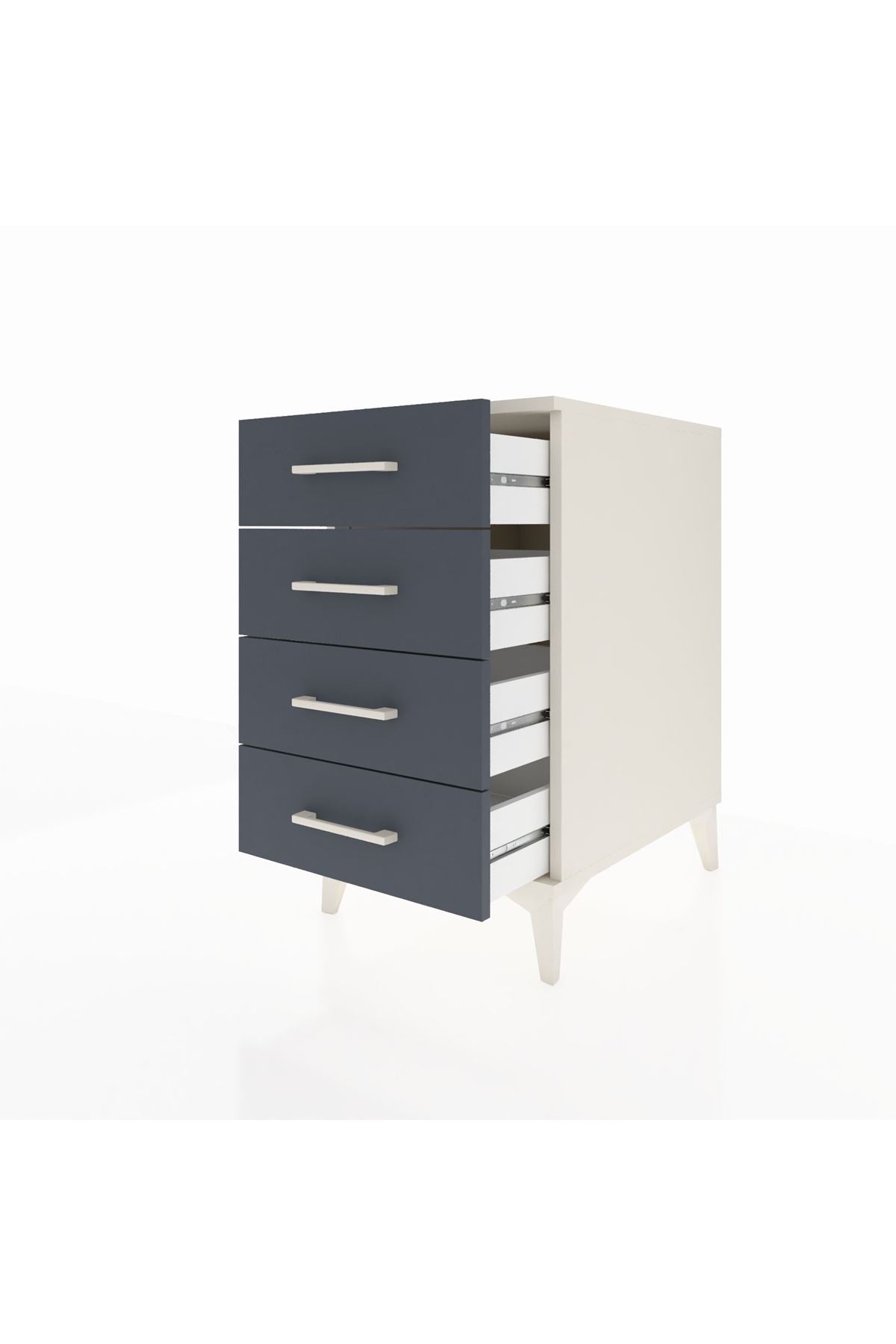Kronos Komodin 4 Çekmeceli 44x59x80 - S74M001V2C