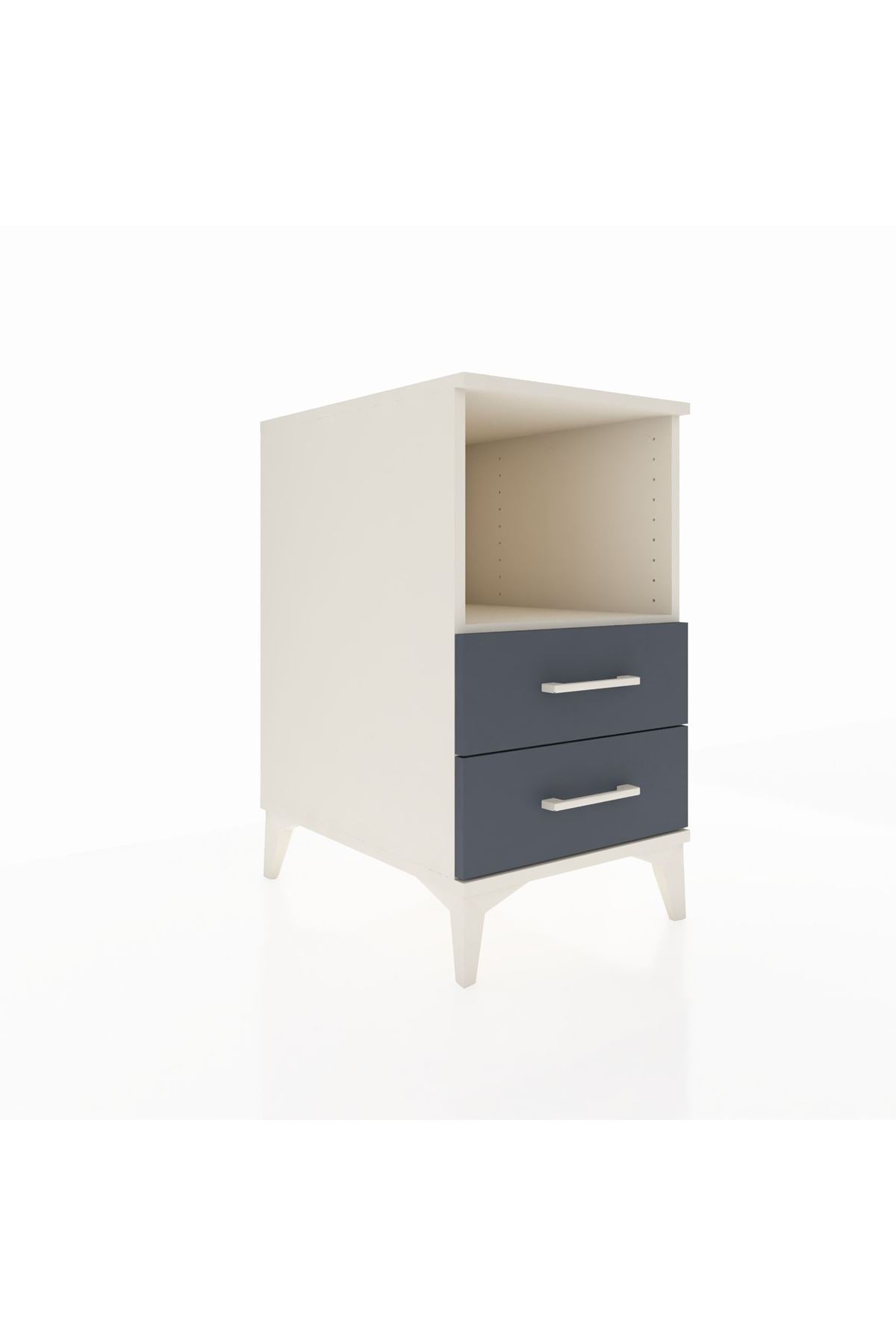 Kronos Komodin Tek Raflı 2 Çekmeceli 44x59x80 - S74M003V2C