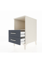Kronos Komodin Tek Raflı 2 Çekmeceli 44x59x80 - S74M003V2C