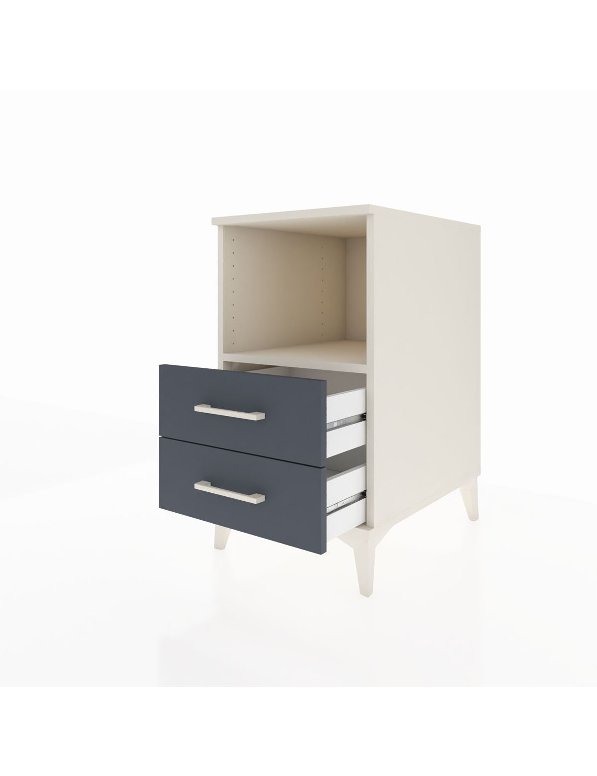 Kronos Komodin Tek Raflı 2 Çekmeceli 44x59x80 - S74M003V2C