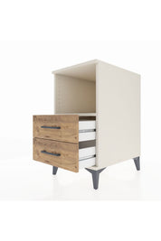 Kronos Komodin Tek Raflı 2 Çekmeceli 44x59x80 - S74M003V3C