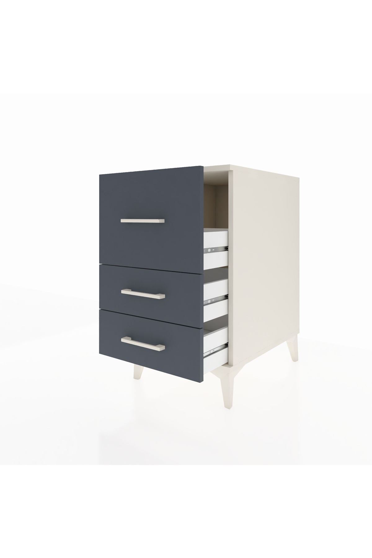 Kronos Komodin 3 Çekmeceli 44x59x80 - S74M004V2C