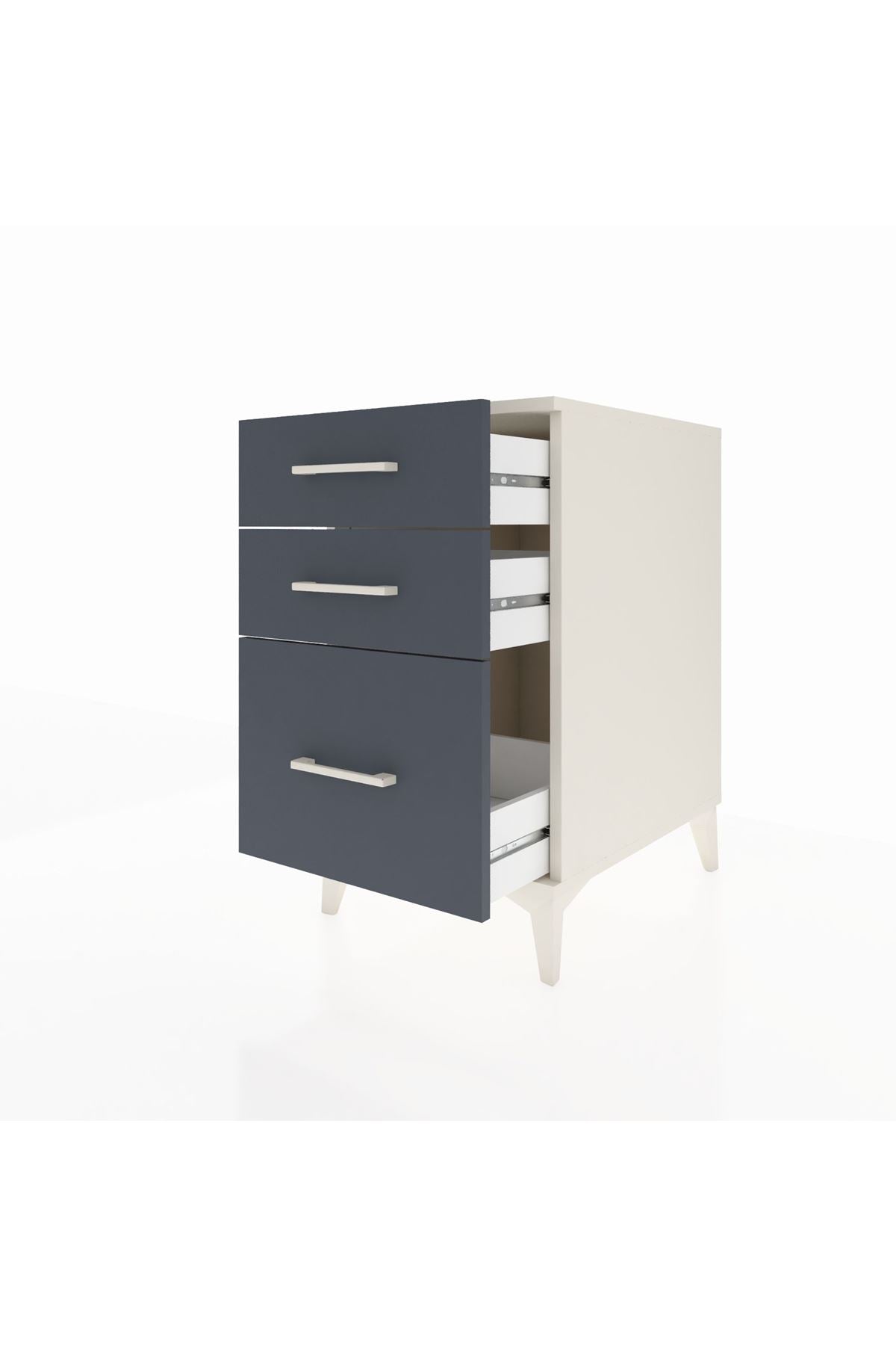 Kronos Komodin 3 Çekmeceli 44x59x80 - S74M005V2C
