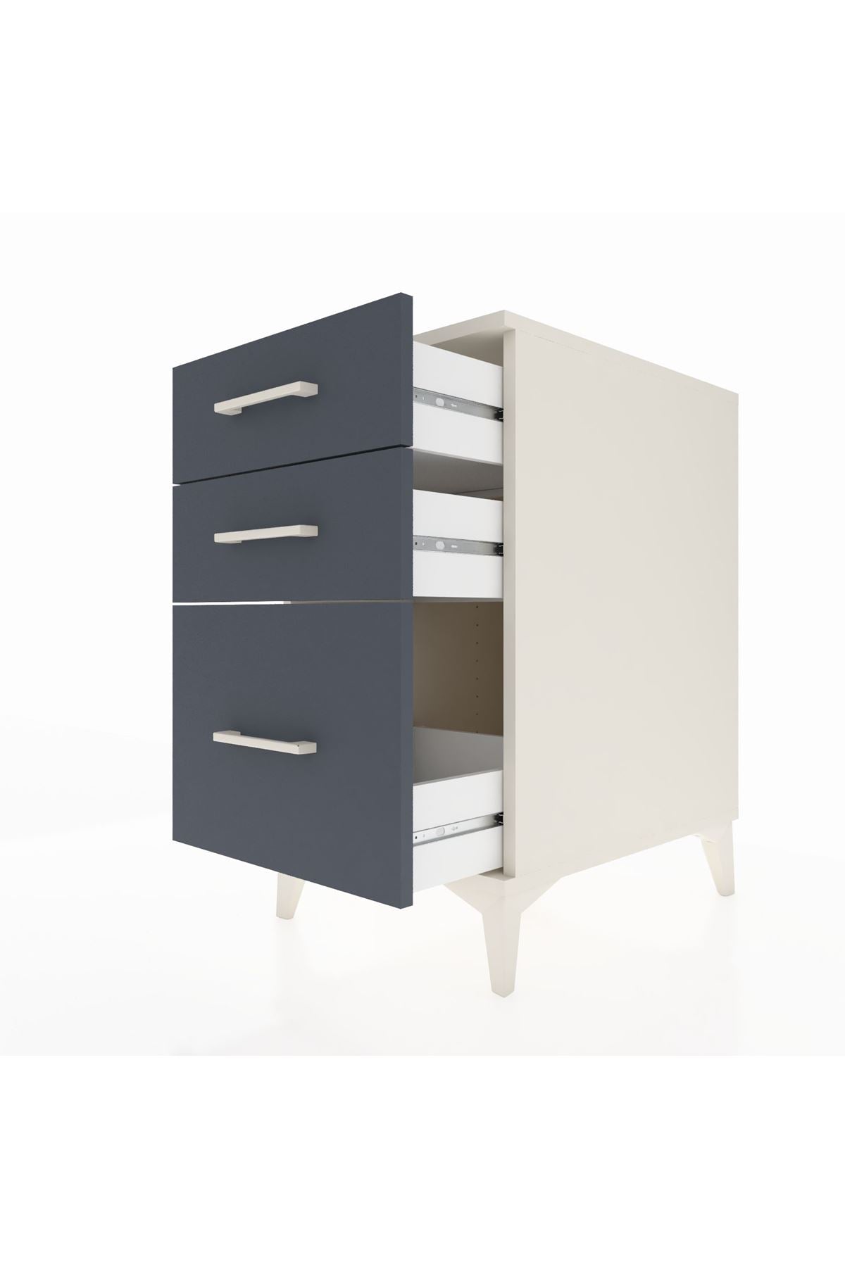 Kronos Komodin 3 Çekmeceli 44x59x80 - S74M005V2C