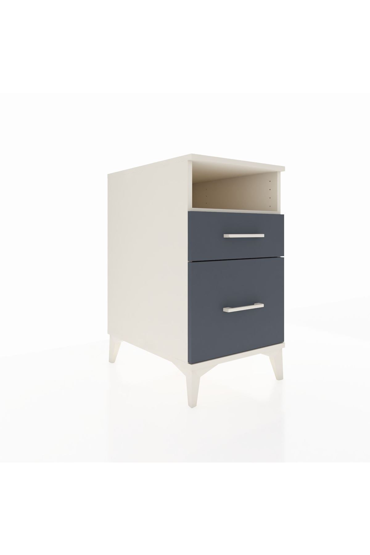 Kronos Komodin Tek Raflı 2 Çekmeceli 44x59x80 - S74M006V2C