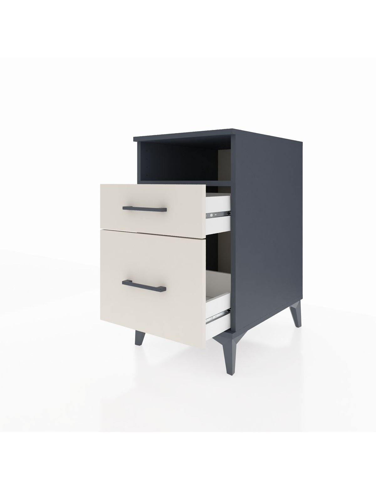 Kronos Komodin Tek Raflı 2 Çekmeceli 44x59x80 - S74M006V4C