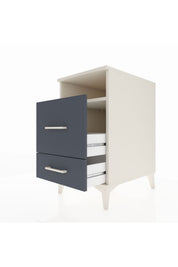 Kronos Komodin Tek Raflı 2 Çekmeceli 44x59x80 - S74M007V2C