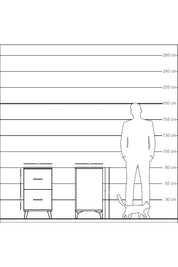 Kronos Komodin 2 Çekmeceli 44x59x80 - S74M009V8C