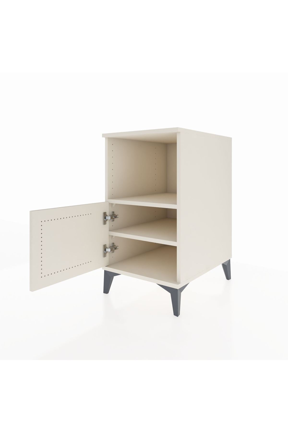 Kronos Komodin 2 Raflı Tek Kapaklı 44x59x80 - S74M012V1C