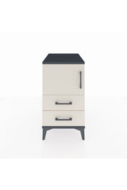 Kronos Komodin 2 Raflı 2 Çekmeceli Tek Kapaklı 44x59x80 - S74M015V4C