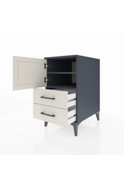 Kronos Komodin 2 Raflı 2 Çekmeceli Tek Kapaklı 44x59x80 - S74M015V4C