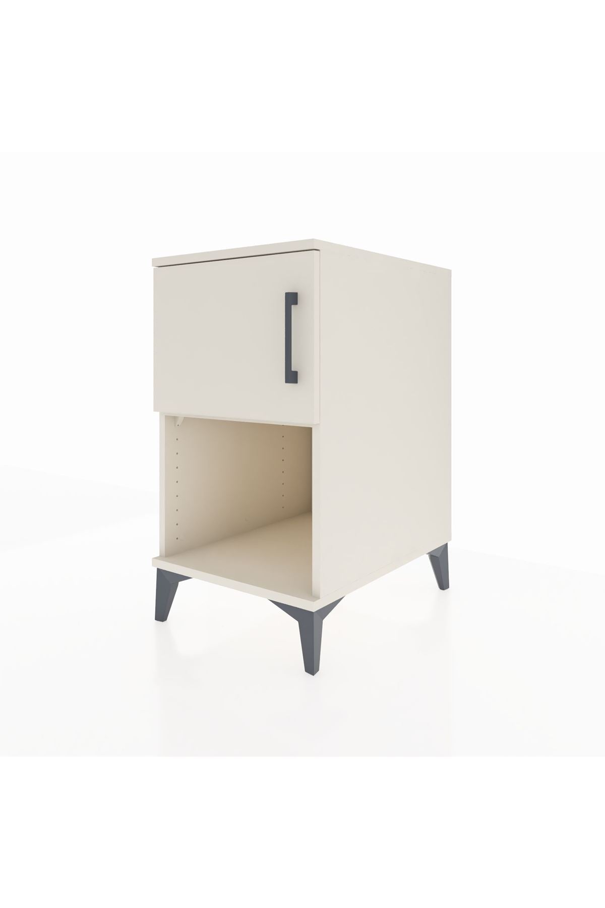 Kronos Komodin 2 Raflı Tek Kapaklı 44x59x80 - S74M016V1C