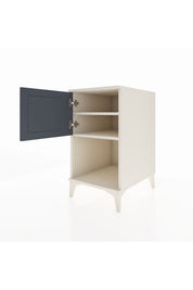 Kronos Komodin 2 Raflı Tek Kapaklı 44x59x80 - S74M016V2C