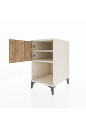 Kronos Komodin 2 Raflı Tek Kapaklı 44x59x80 - S74M016V3C