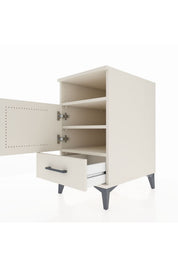 Kronos Komodin 3 Raflı Tek Çekmeceli Tek Kapaklı 44x59x80 - S74M017V1C