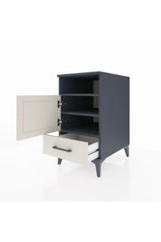 Kronos Komodin 3 Raflı Tek Çekmeceli Tek Kapaklı 44x59x80 - S74M017V4C