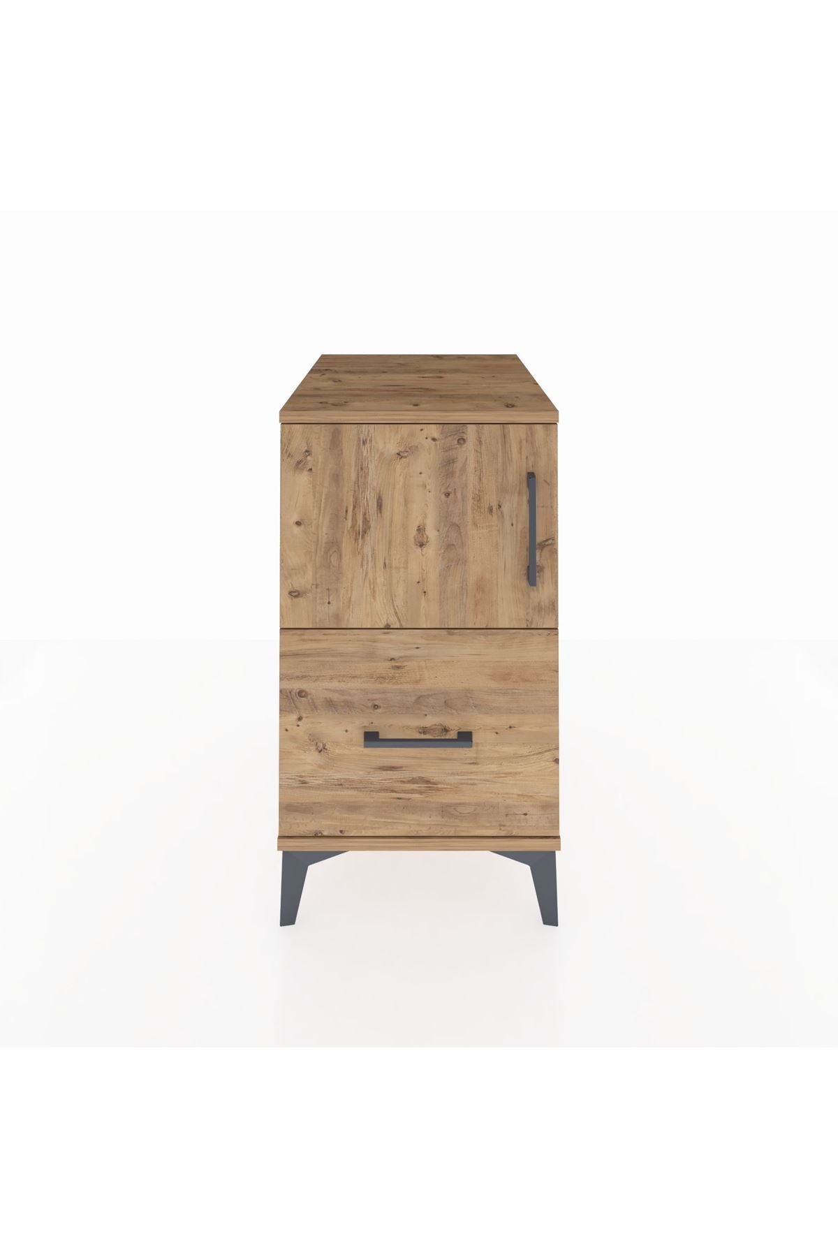 Kronos Komodin 2 Raflı Tek Çekmeceli Tek Kapaklı 44x59x80 - S74M019V9C