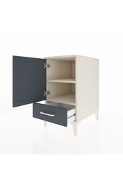 Kronos Komodin 2 Raflı Tek Çekmeceli Tek Kapaklı 44x59x80 - S74M020V2C