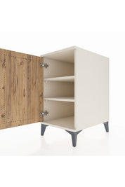 Kronos Komodin 2 Raflı Tek Kapaklı 44x59x80 - S74M022V3C