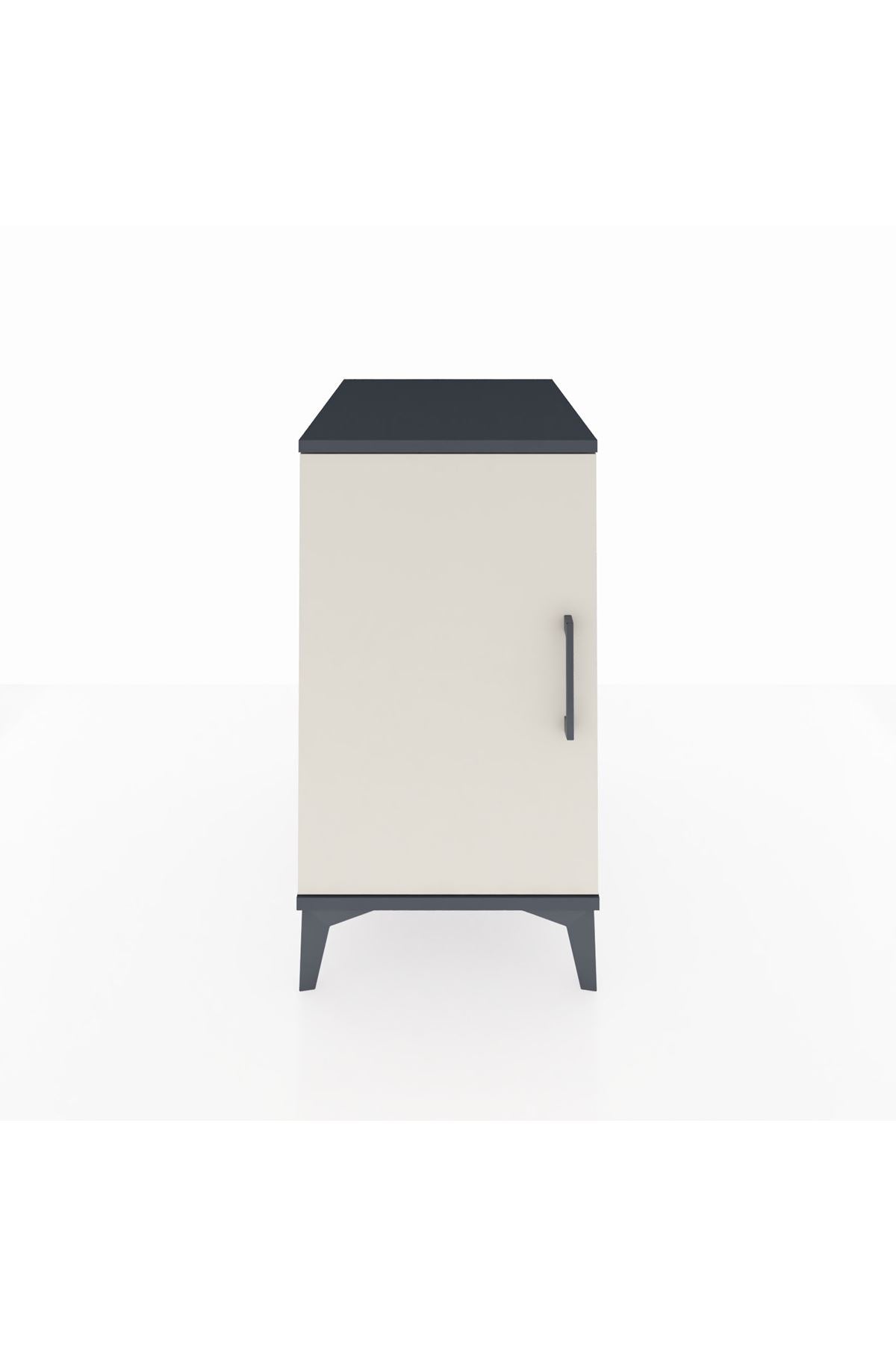 Kronos Komodin 2 Raflı Tek Kapaklı 44x59x80 - S74M022V4C