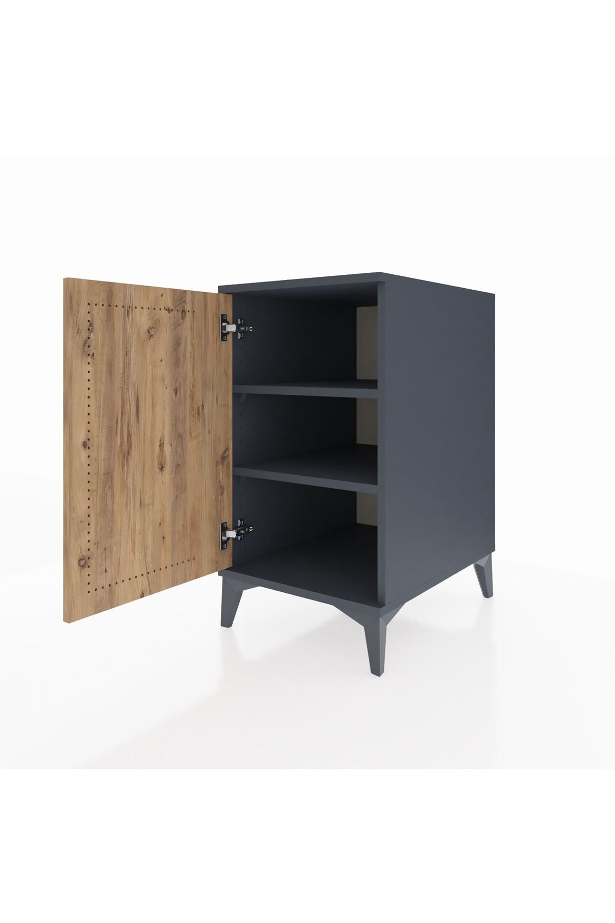 Kronos Komodin 2 Raflı Tek Kapaklı 44x59x80 - S74M022V6C