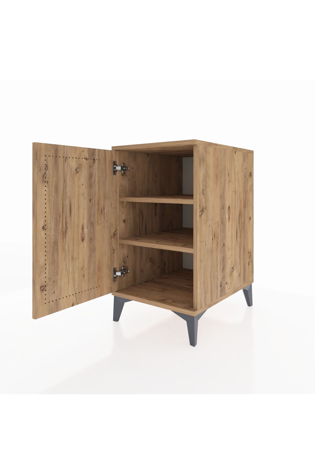 Kronos Komodin 2 Raflı Tek Kapaklı 44x59x80 - S74M022V9C