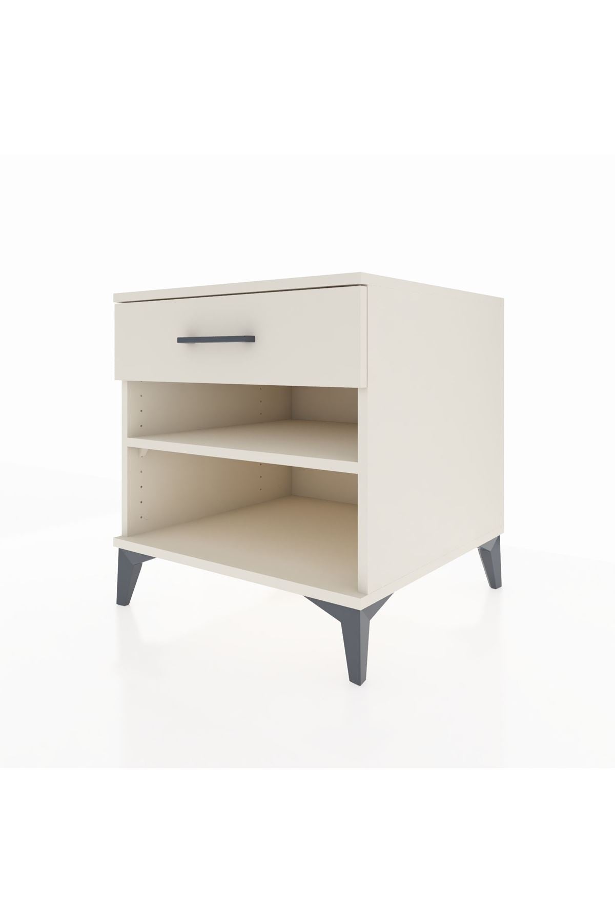 Kronos Komodin Tek Raflı Tek Çekmeceli 60x59x64 - S78M003V1C