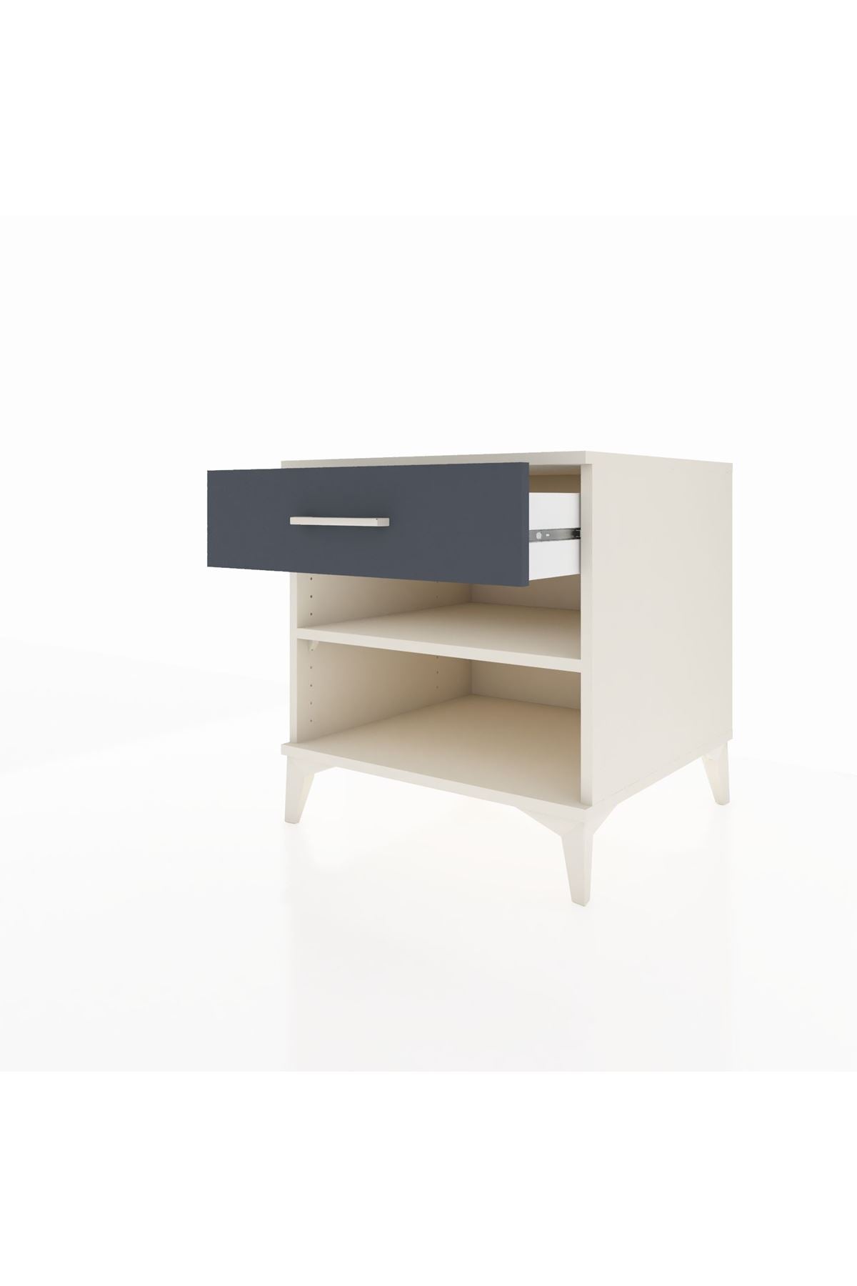 Kronos Komodin Tek Raflı Tek Çekmeceli 60x59x64 - S78M003V2C