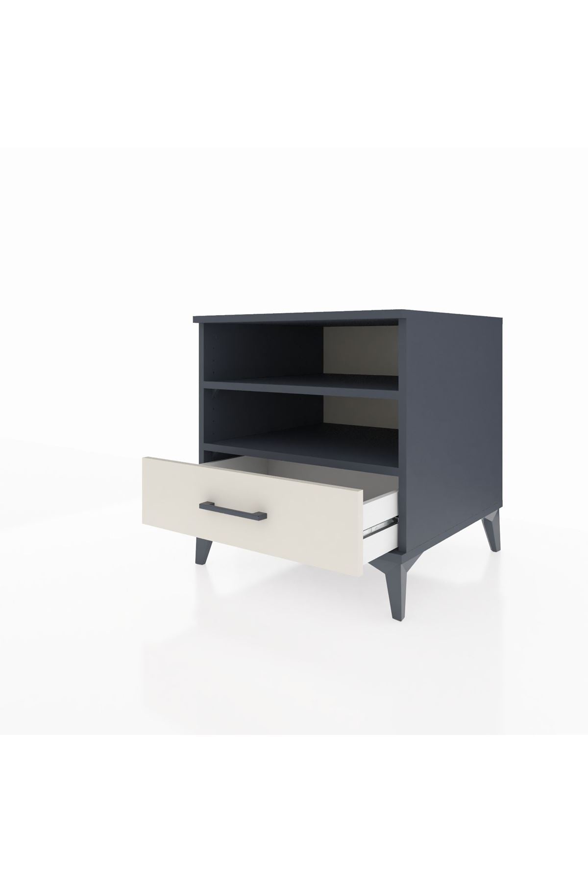 Kronos Komodin 2 Raflı Tek Çekmeceli 60x59x64 - S78M004V4C