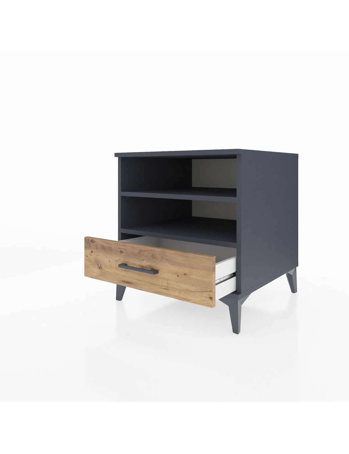 Kronos Komodin 2 Raflı Tek Çekmeceli 60x59x64 - S78M004V6C