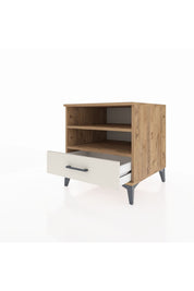 Kronos Komodin 2 Raflı Tek Çekmeceli 60x59x64 - S78M004V7C