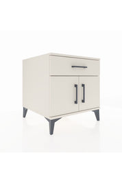Kronos Komodin Tek Raflı Tek Çekmeceli 2 Kapaklı 60x59x64 - S78M008V1C