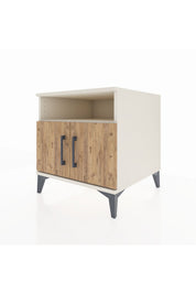 Kronos Komodin 2 Raflı 2 Kapaklı 60x59x64 - S78M009V3C