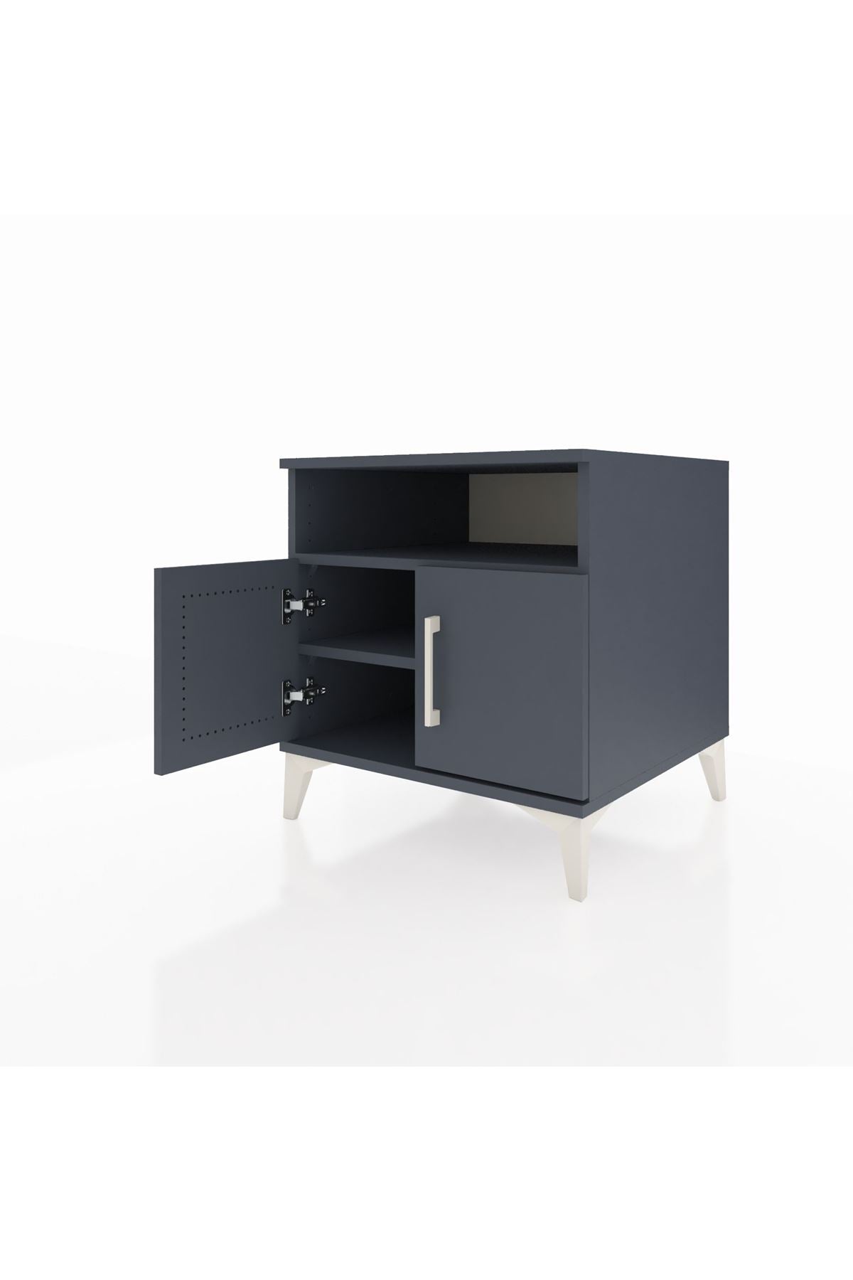 Kronos Komodin 2 Raflı 2 Kapaklı 60x59x64 - S78M009V5C