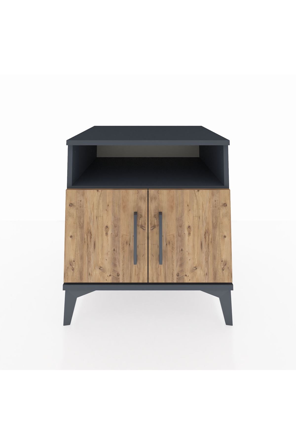 Kronos Komodin 2 Raflı 2 Kapaklı 60x59x64 - S78M009V6C