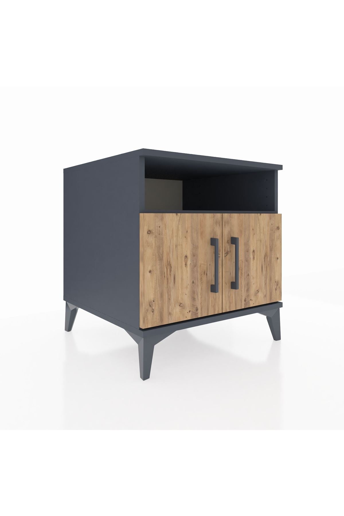 Kronos Komodin 2 Raflı 2 Kapaklı 60x59x64 - S78M009V6C