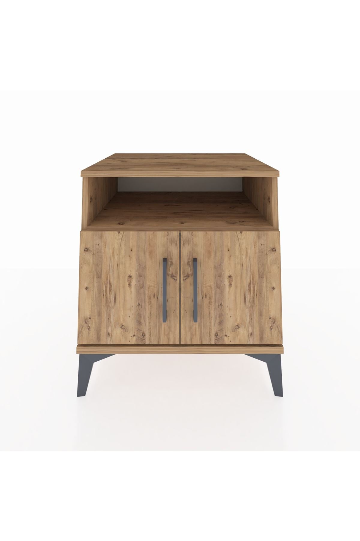 Kronos Komodin 2 Raflı 2 Kapaklı 60x59x64 - S78M009V9C