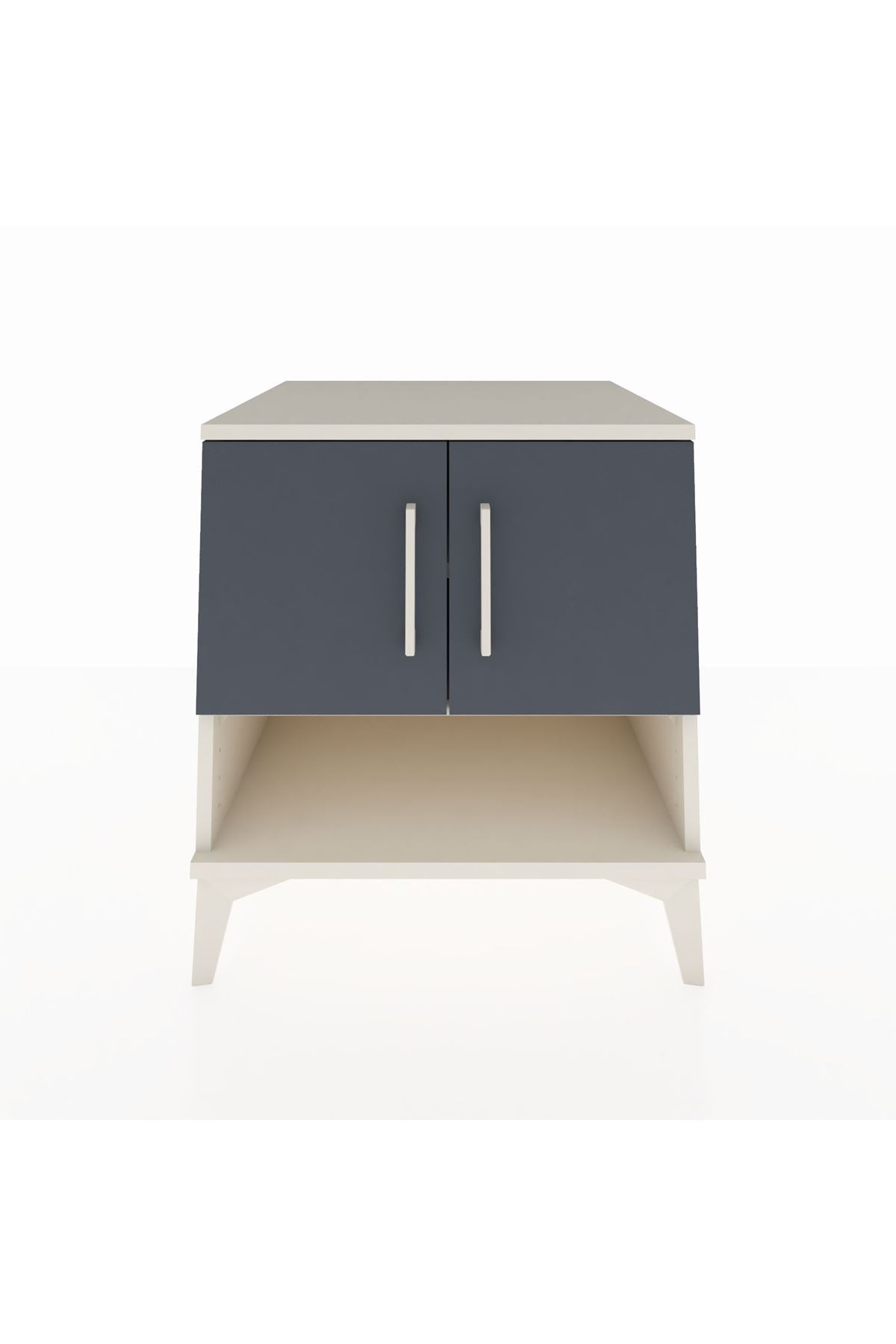 Kronos Komodin 2 Raflı 2 Kapaklı 60x59x64 - S78M010V2C