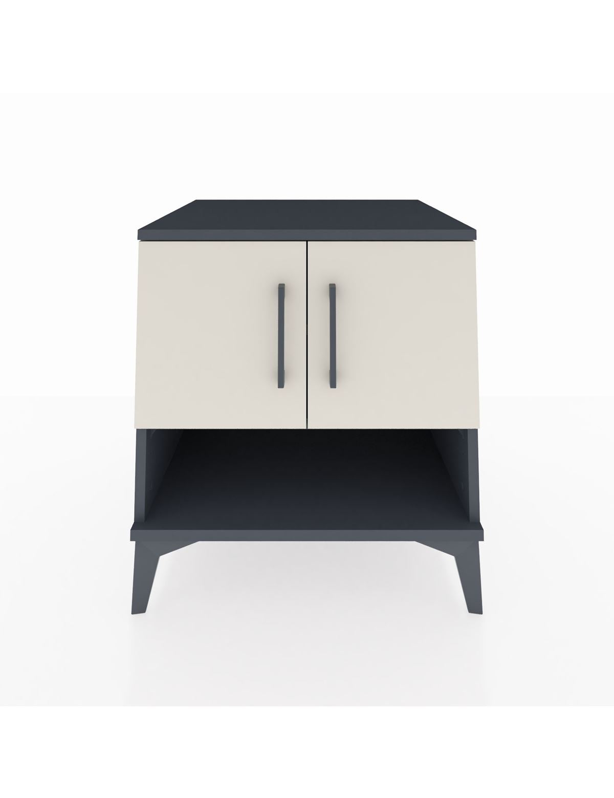 Kronos Komodin 2 Raflı 2 Kapaklı 60x59x64 - S78M010V4C
