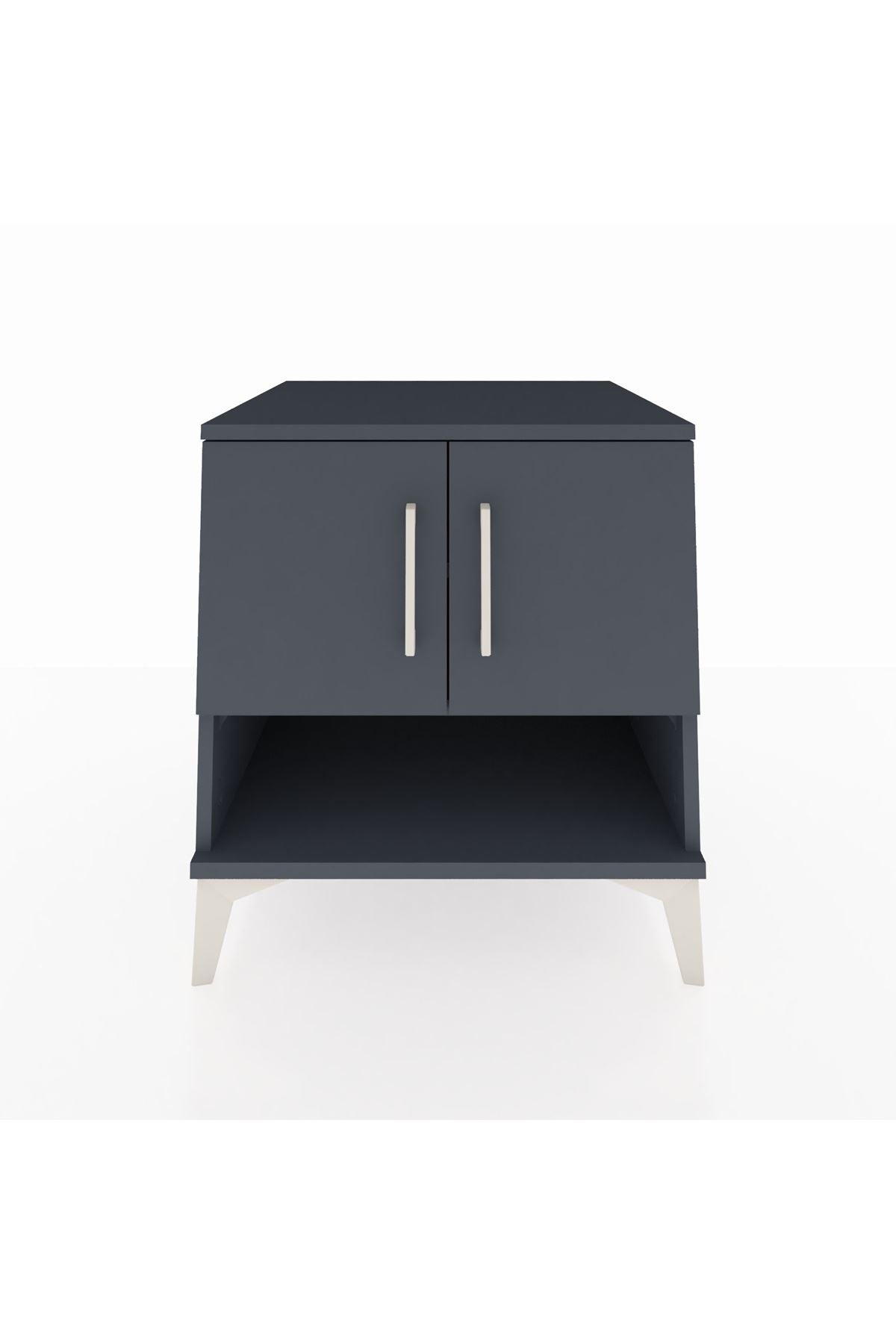 Kronos Komodin 2 Raflı 2 Kapaklı 60x59x64 - S78M010V5C