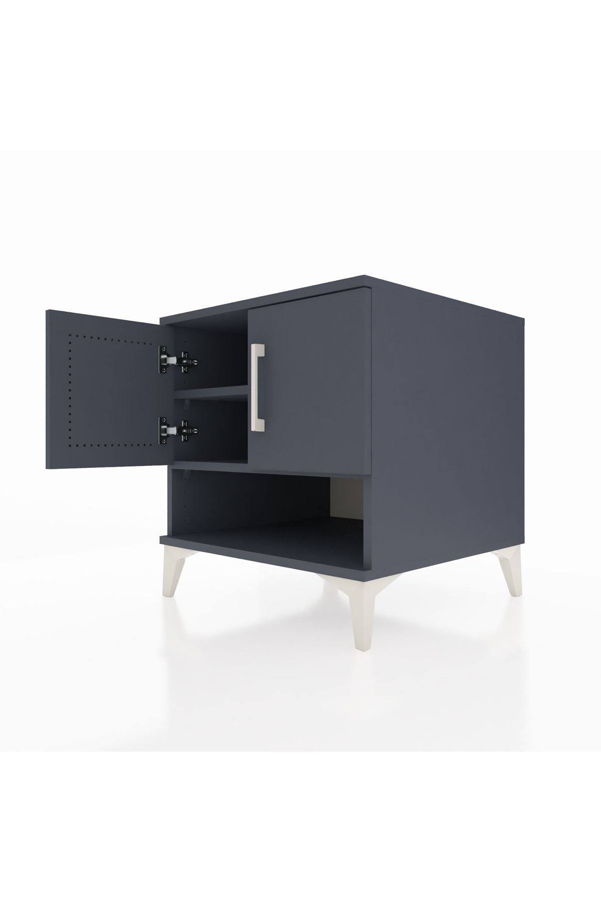 Kronos Komodin 2 Raflı 2 Kapaklı 60x59x64 - S78M010V5C