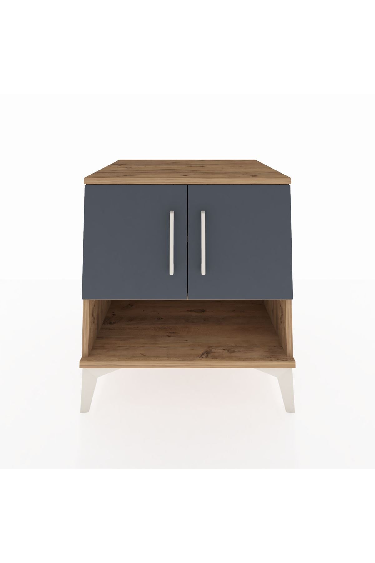 Kronos Komodin 2 Raflı 2 Kapaklı 60x59x64 - S78M010V8C